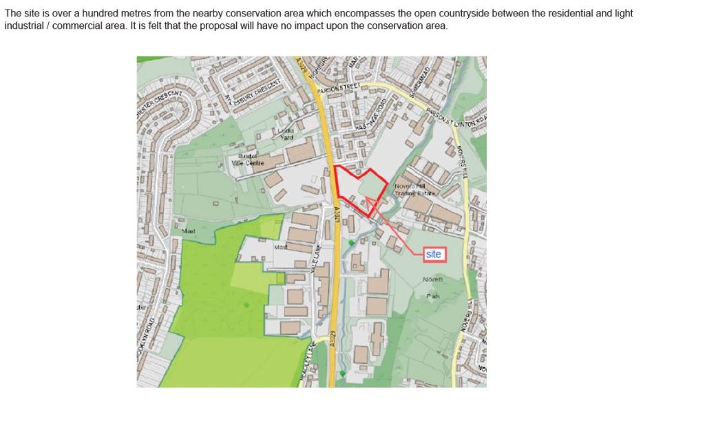 Site location map